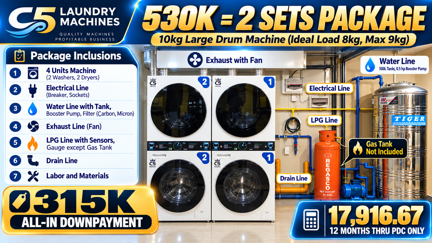 2-Set Package · 10 kg Large Drum